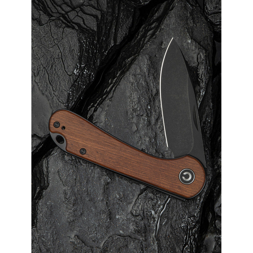 Нож складной карманный Civivi Elementum Slip Joint, (7.5 см) 14C28N / Guibourtia Wood