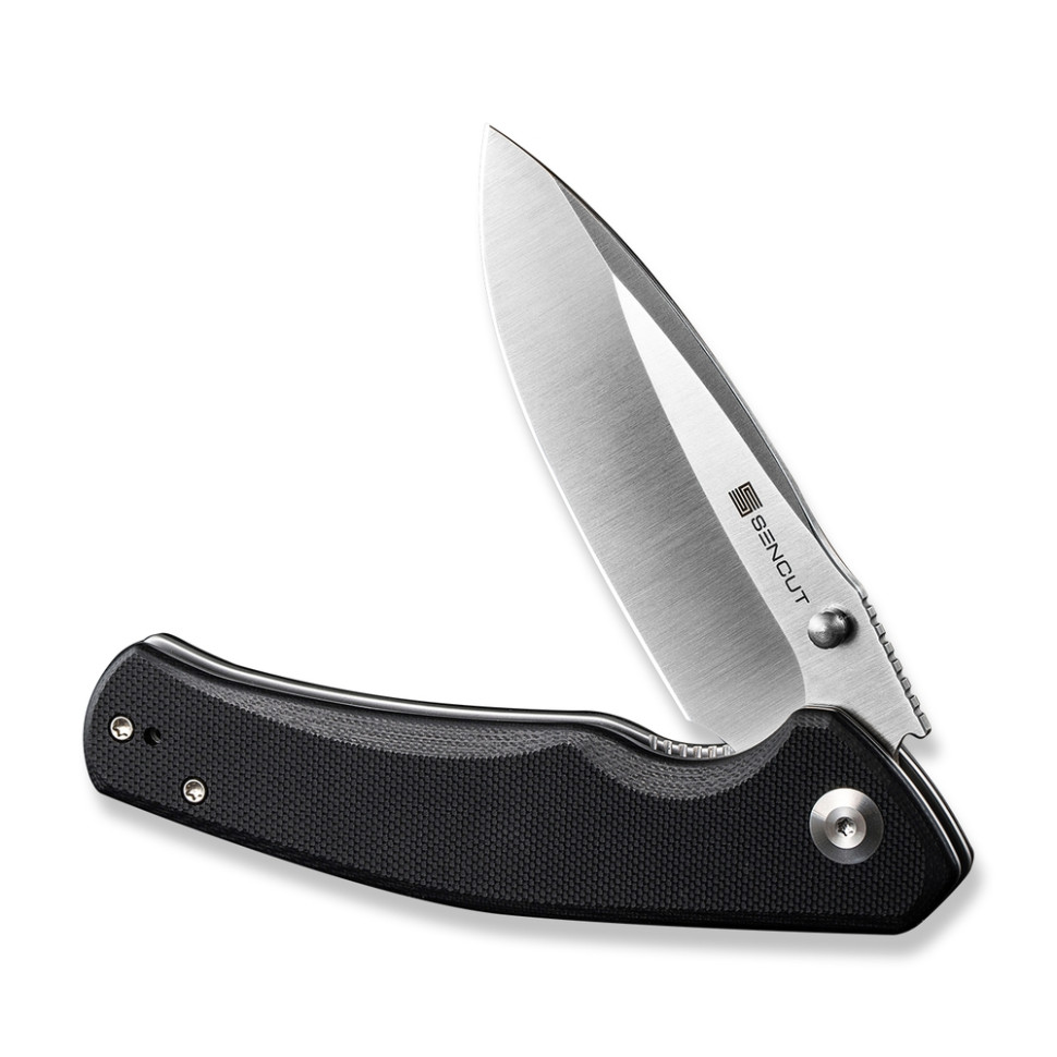 Нож складной туристический Sencut Slashkin, (8.8 см) D2 / G10 черный