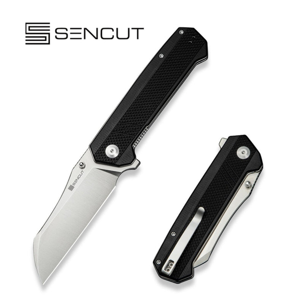 Нож складной туристический Sencut Draxor, (9.4 см) 9Cr18MoV / G10 черный