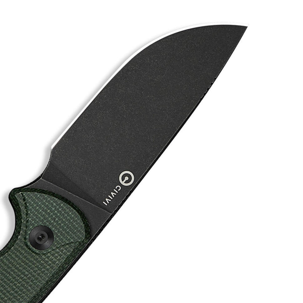 Ніж фіксований тактичний Civivi Timberbark, (8.1 см) 14C28N / Micarta темно-зелений, фото 8