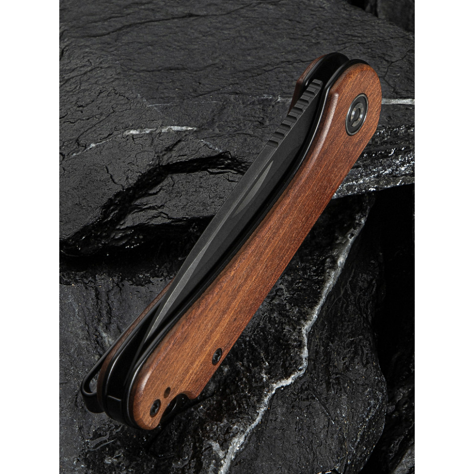 Нож складной карманный Civivi Elementum Slip Joint, (7.5 см) 14C28N / Guibourtia Wood