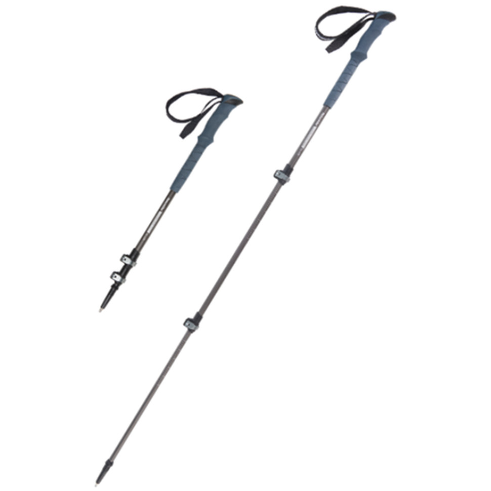 Трекінгова палиця Naturehike NH17D017-D, 56-120 см, чорна