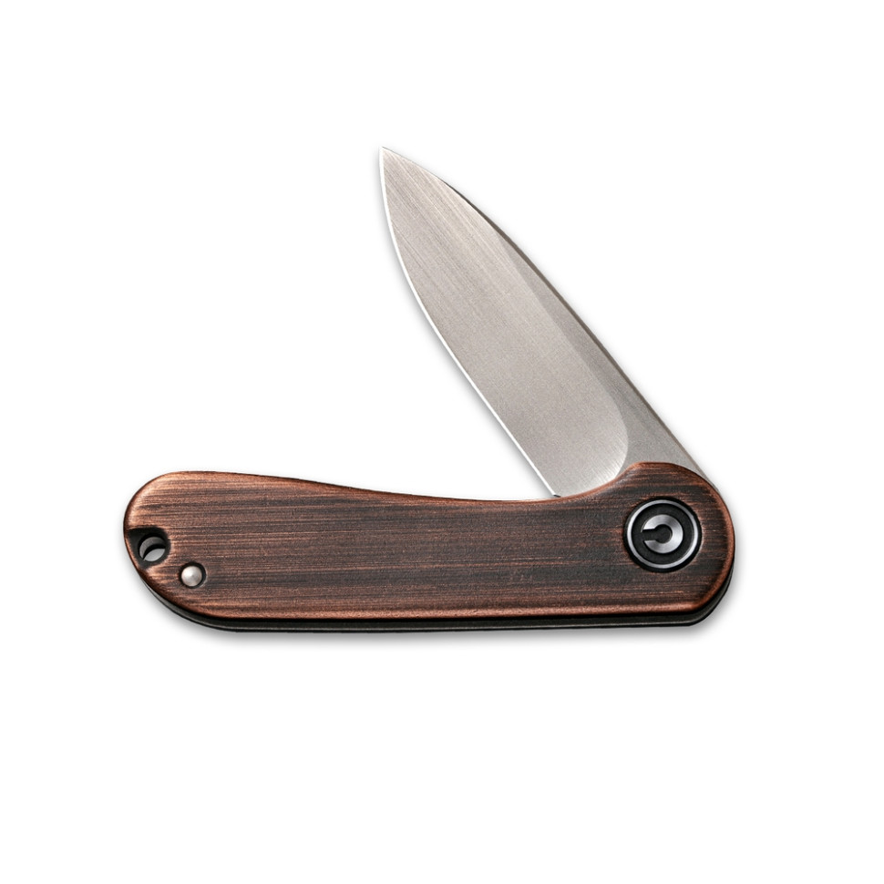 Нож складной карманный Civivi Mini Elementum Flipper, (4.7 см) 14C28N / Copper коричневый