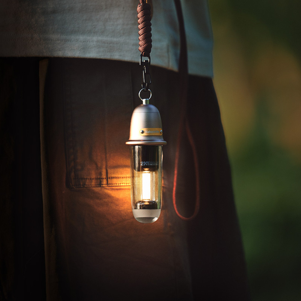 Ліхтар кемпінговий Naturehike CNK2350ZM010, 118х39мм, коричневий