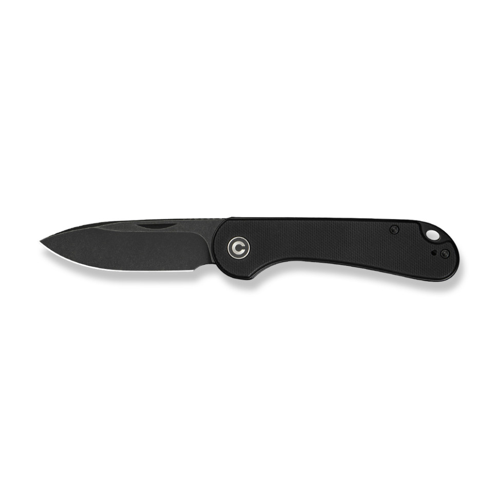 Нож складной карманный Civivi Elementum Slip Joint, (7.5 см) 14C28N / G10 черный