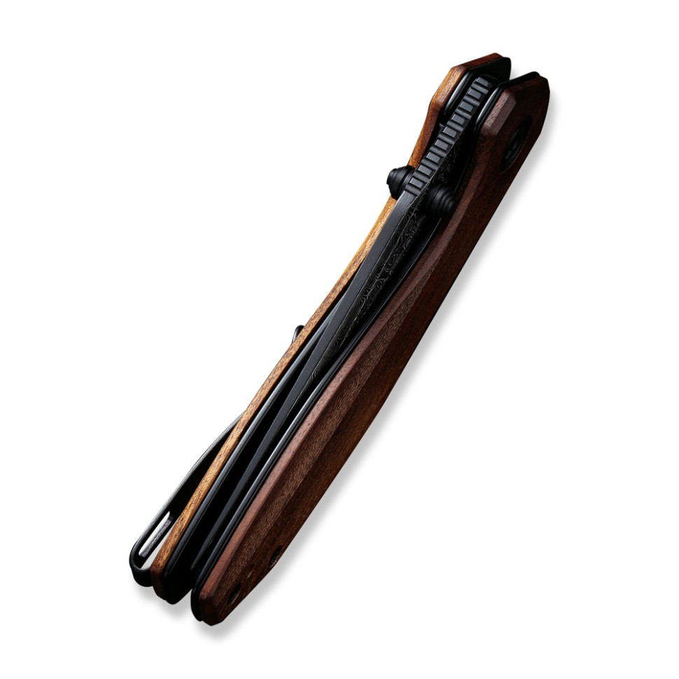 Нож складной карманный Civivi ODD 22, (7.5 см) Damascus / Guibourtia Wood