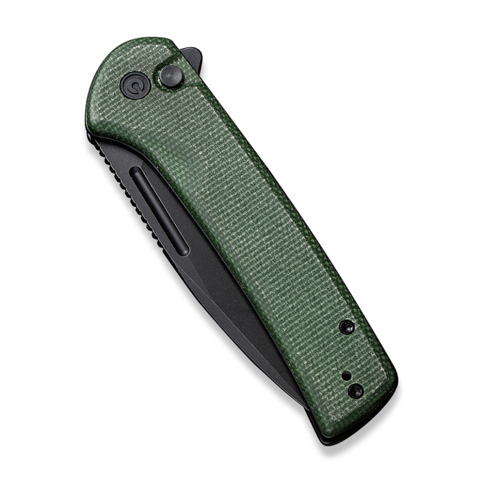 Ніж складаний туристичний Civivi Conspirator, (8.8 см) Nitro-V / Micarta зелений, фото 6