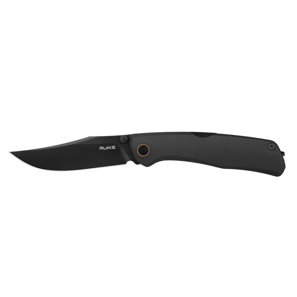 Ніж складаний туристичний Ruike P882-B, (8.5 см) 12С27 /  G10 чорний, фото 3