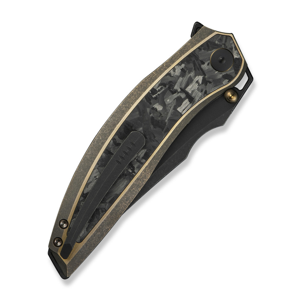 Ніж складаний мисливський Weknife Quinseris, (10,1 см) Bohler M390 / Titanium бронзовий