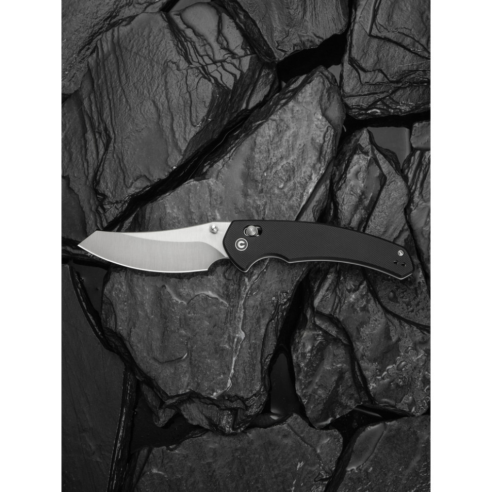 Ніж складаний туристичний Civivi Sixgill, (8.7 см) Nitro-V / G10 чорний, фото 17