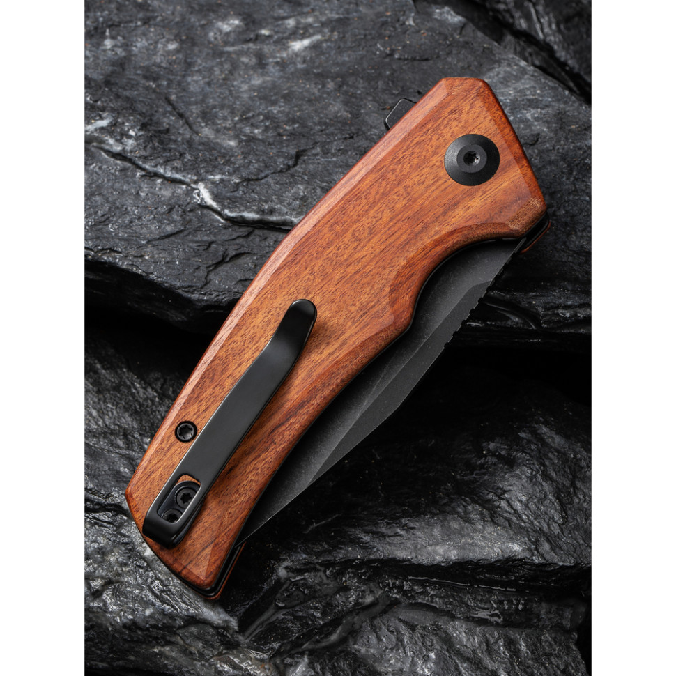 Ніж складаний кишеньковий Civivi Regulatron, (7.6 см) Nitro-V / Guibourtia Wood, фото 14