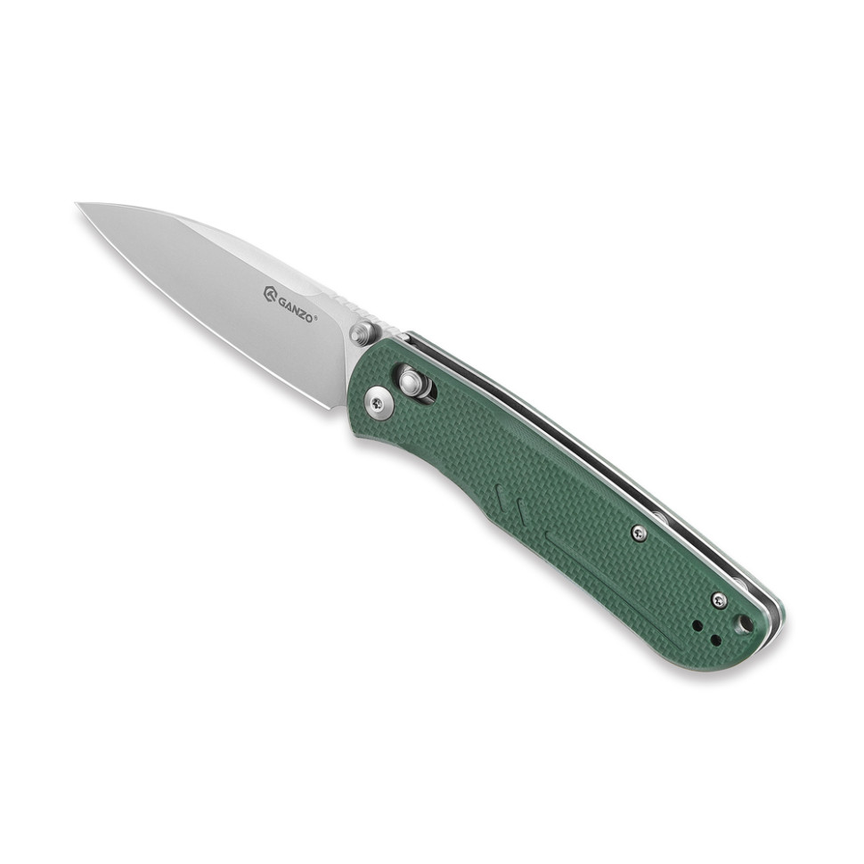 Ніж складаний туристичний Ganzo G771 (8.8 см) D2 / G10 зелений, фото 5