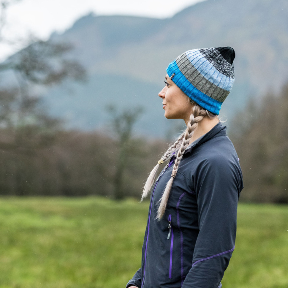 Водонепроникна шапка Dexshell Beanie Gradient, onesize, синій, фото 3