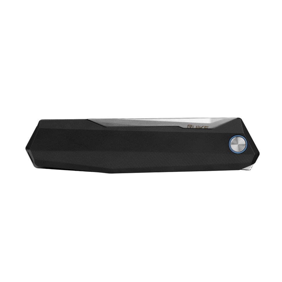 Ніж складаний туристичний Ruike P166-AB, (9.2 см) 14C28N / Aluminum чорний, фото 2
