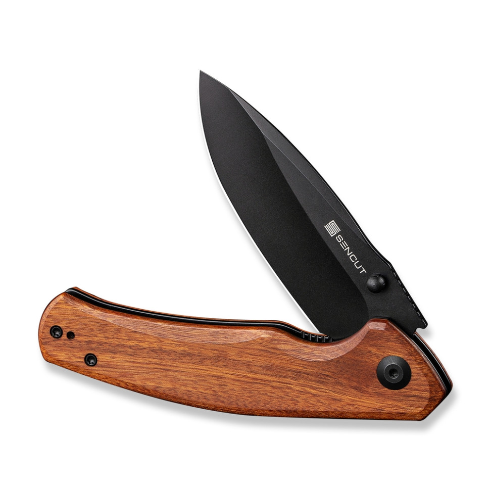 Ніж складаний туристичний Sencut Slashkin, (8.8 см) D2 / Cuibourtia Wood, фото 3