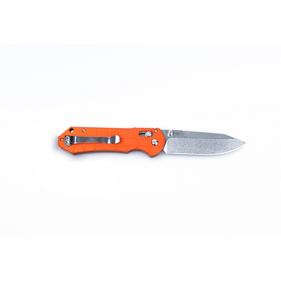 Ніж складаний туристичний Ganzo G7452P (9 см) 440С / G10 помаранчевий