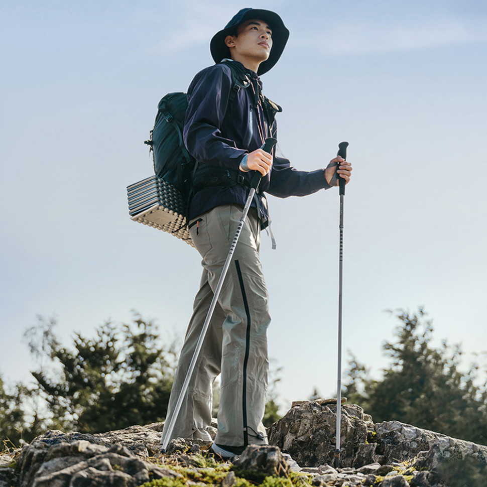 Трекінгова палиця Naturehike CNK2450DS016, 39-130 см, зелена