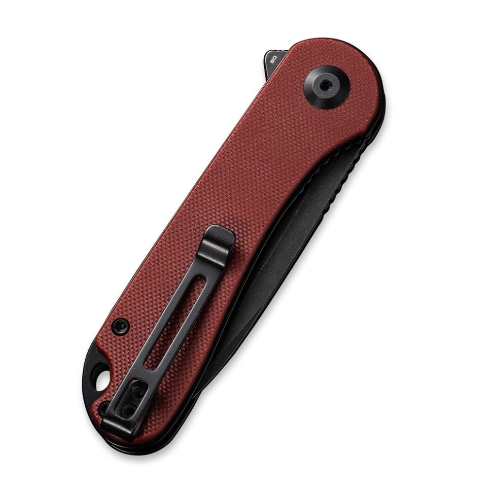 Ніж складаний кишеньковий Civivi Elementum, (7.5 см) D2 / G10 бордо