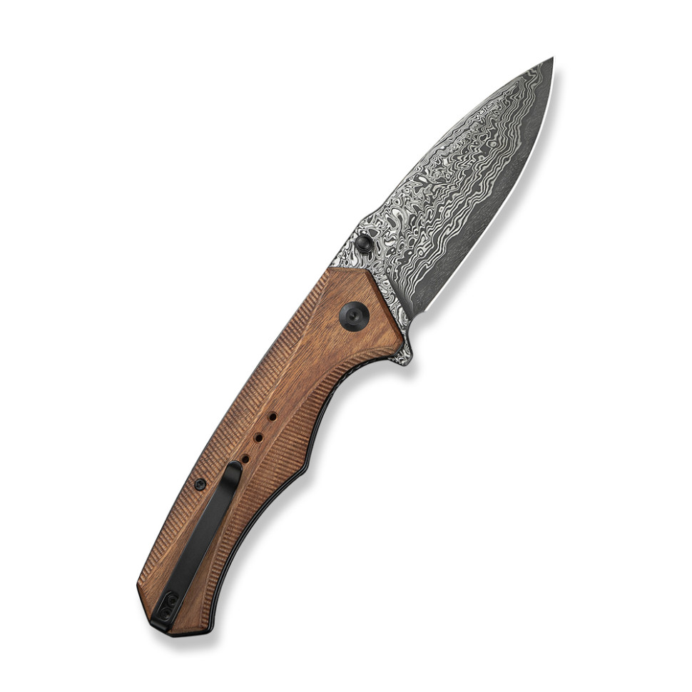Ніж складаний туристичний Civivi Photonix, (9.4 см) Damascus / Guibourtia Wood, фото 2