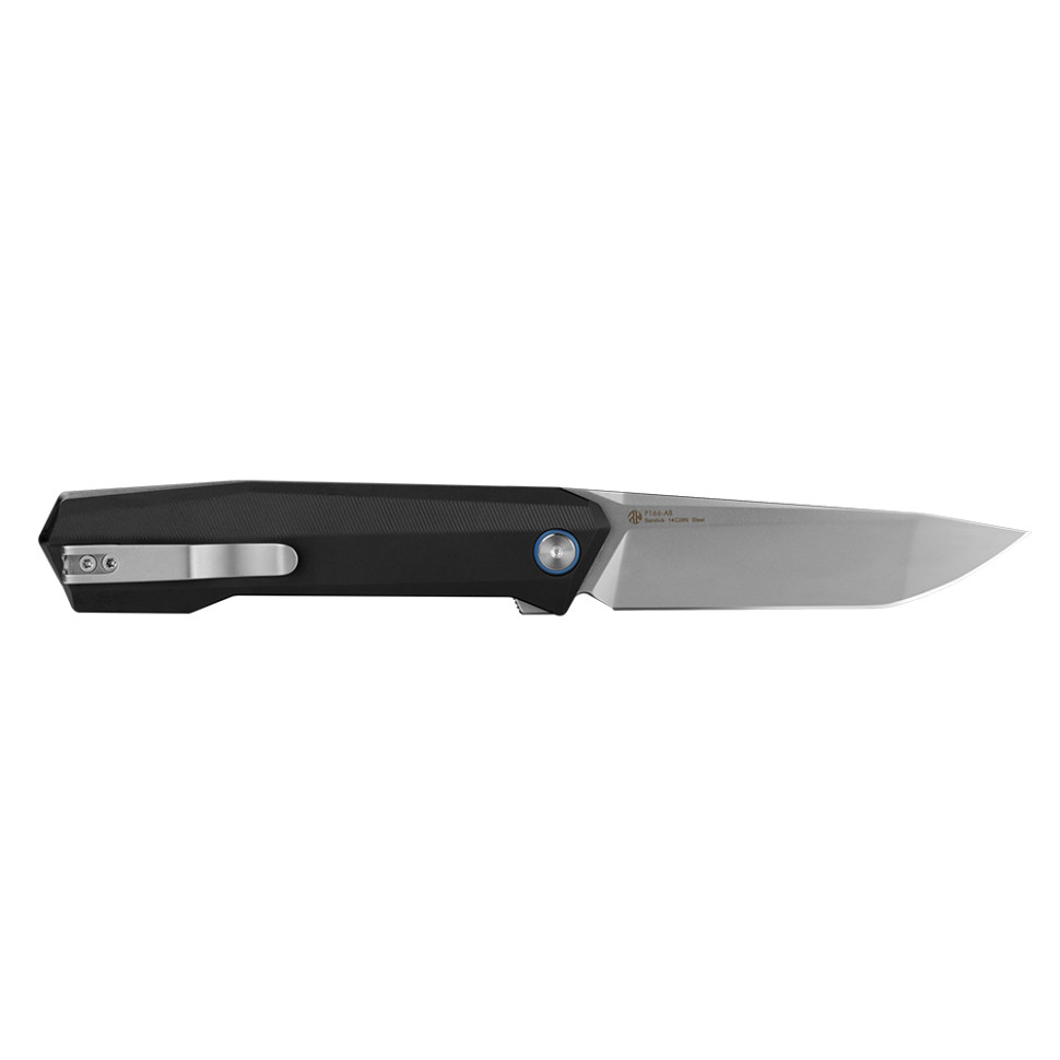 Ніж складаний туристичний Ruike P166-AB, (9.2 см) 14C28N / Aluminum чорний, фото 5