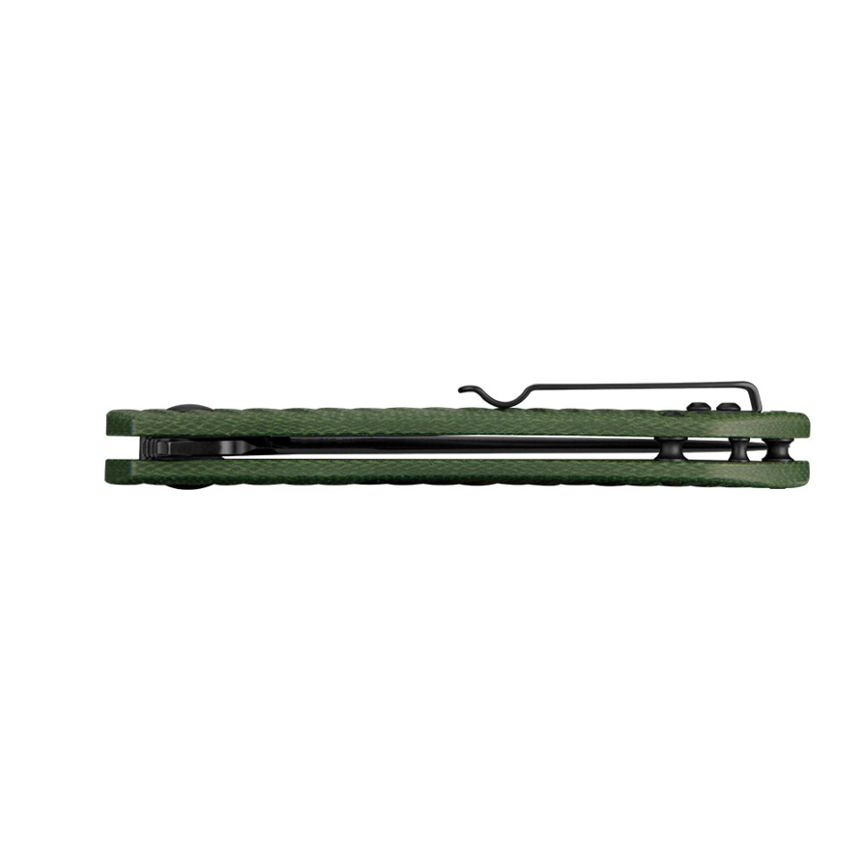 Ніж складаний туристичний Ruike P122-MG, (9.2 см) 14C28N / мікарта темно-зелений