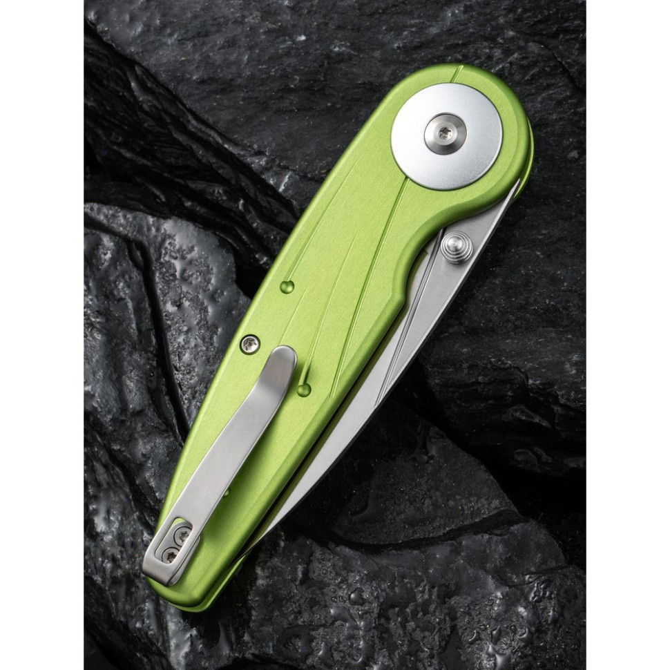 Ніж складаний туристичний Civivi Starflare, (8.4 см) Nitro-V / Aluminum зелений, фото 14