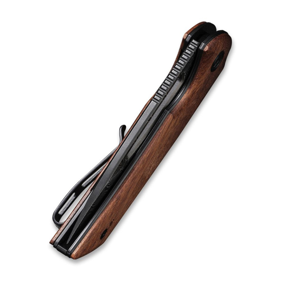 Нож складной карманный Civivi Odium, (6.7 см) Damascus / Guibourtia Wood