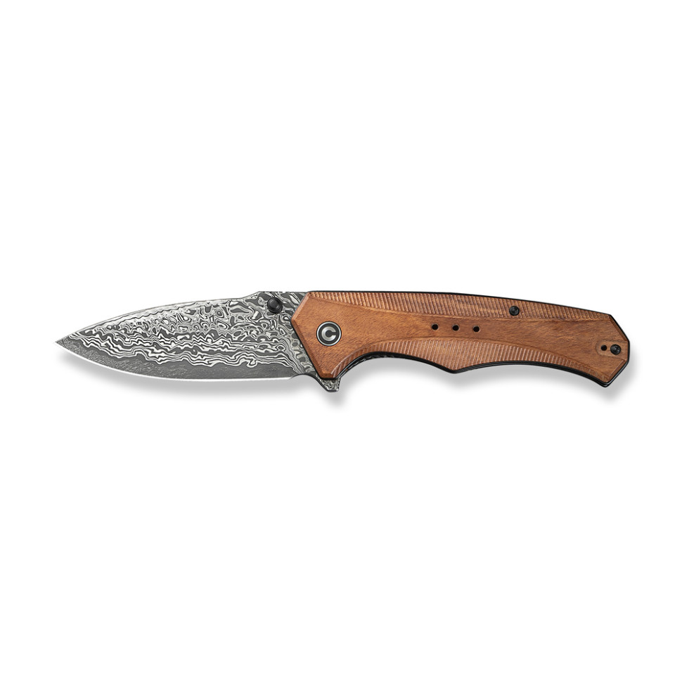 Ніж складаний туристичний Civivi Photonix, (9.4 см) Damascus / Guibourtia Wood, фото 8