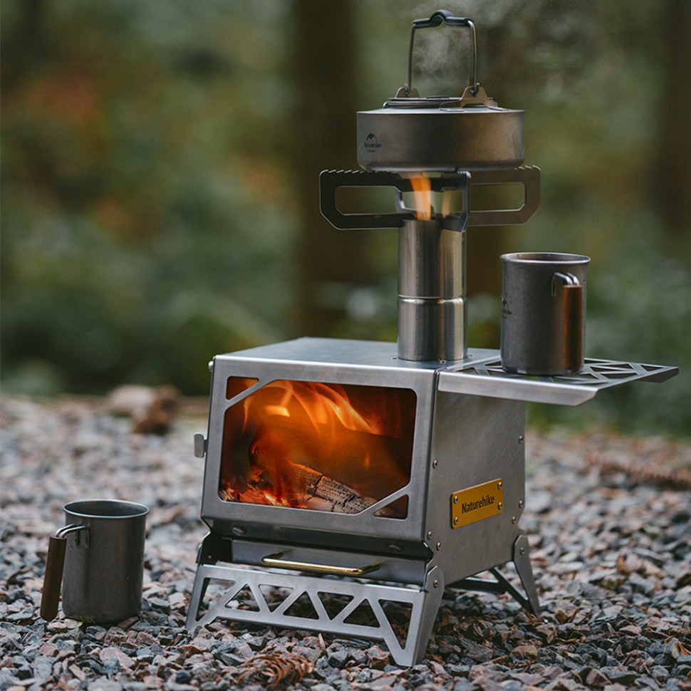 Кемпинговая твердотопливная печь Naturehike CNK2300CW020