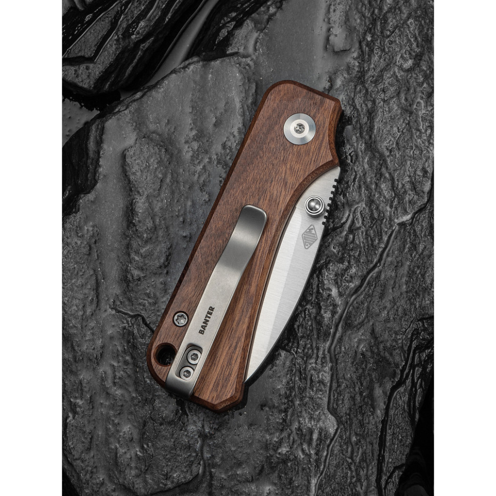 Нож складной карманный Civivi Baby Banter Slip Joint (6 см) Nitro-V / Wood натуральний