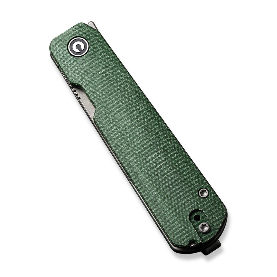 Ніж складаний кишеньковий Civivi Sendy, (7.2 см) Nitro-V / Micarta темно-зелений