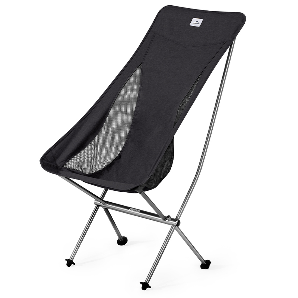 Крісло складане Naturehike Stellaluna L04 CNK2450JJ015, розмір L, алюміній, чорне