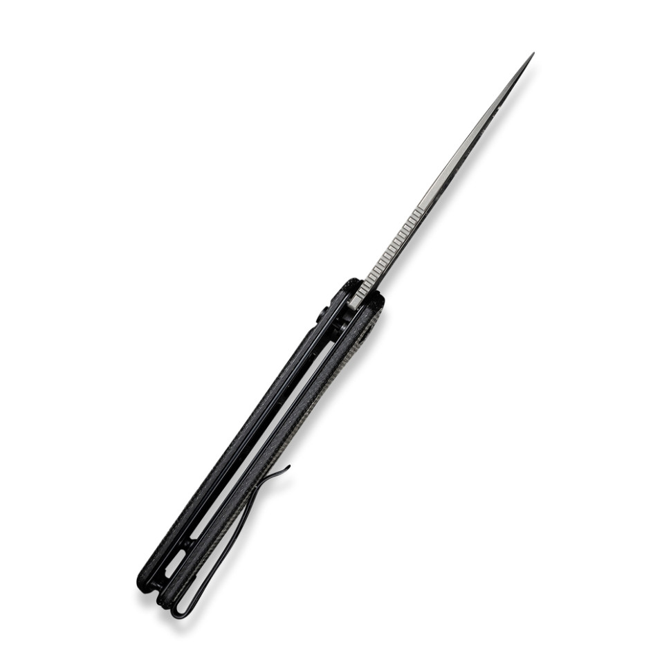 Ніж складаний туристичний Civivi Conspirator, (8.8 см) Nitro-V / Micarta чорний
