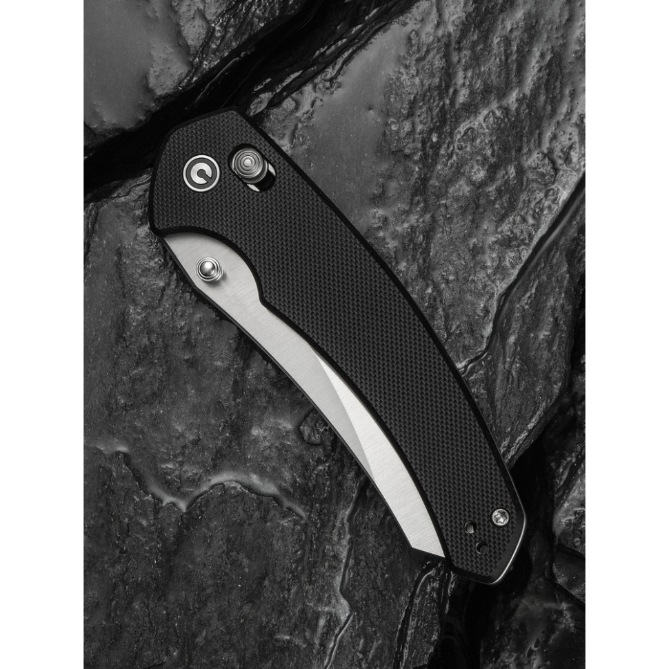 Ніж складаний туристичний Civivi Sixgill, (8.7 см) Nitro-V / G10 чорний, фото 13