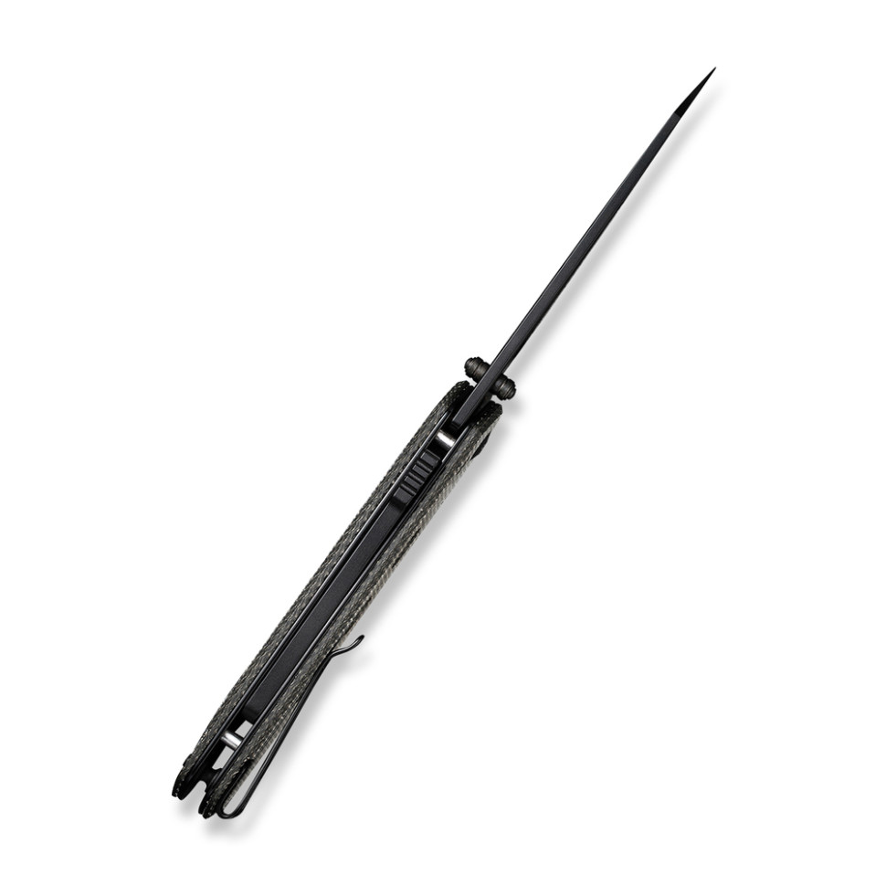 Нож складной туристический Civivi Vision FG, (8.9 см) Nitro-V / Micarta темно-серый
