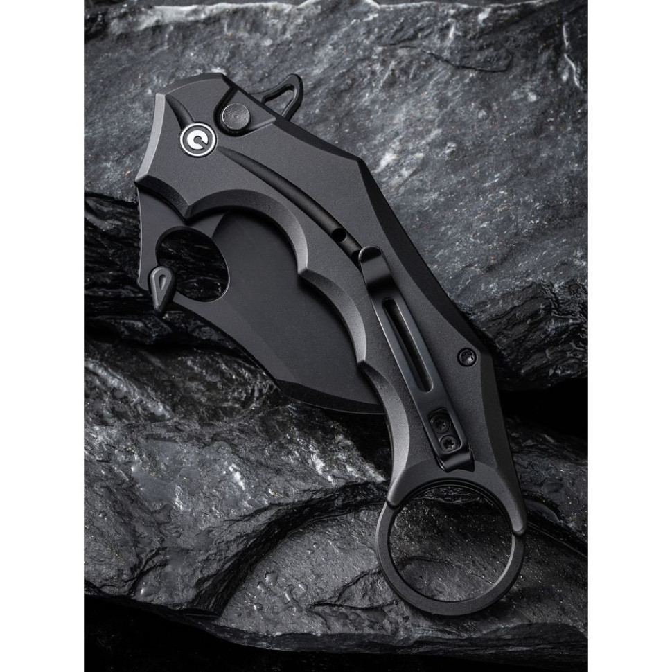 Нож складной карманный Civivi Incisor II, (5.1 см) Nitro-V / Aluminum черный