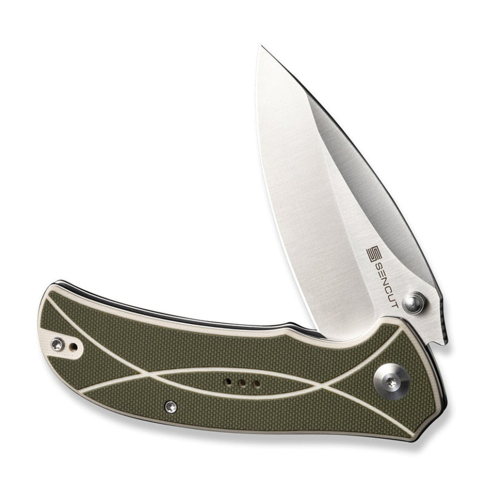 Нож складной туристический Sencut Hyrax, (8.4 см) 9Cr18MoV / G10 серый