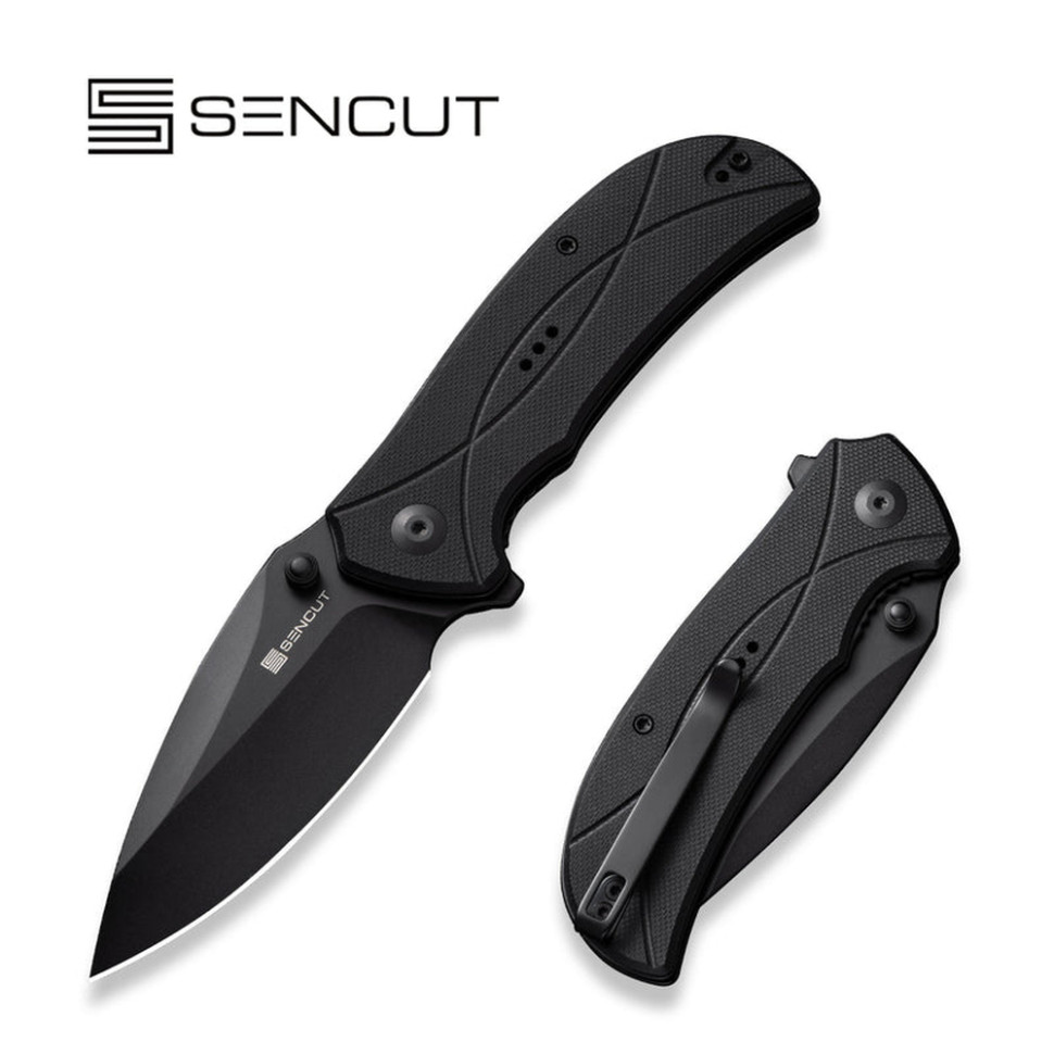 Нож складной туристический Sencut Hyrax, (8.4 см) 9Cr18MoV / G10 черный