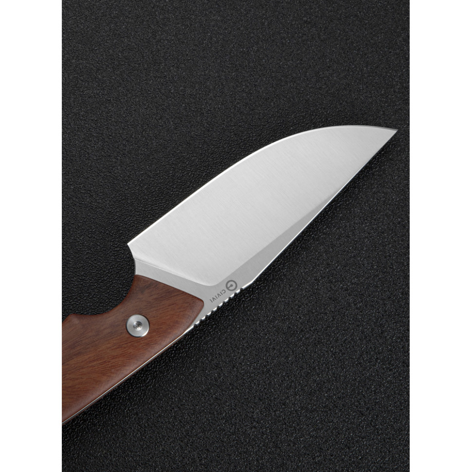 Нож тактический с фиксированным клинком Civivi Gander, (9.2 см) 14C28N / Guibourtia Wood