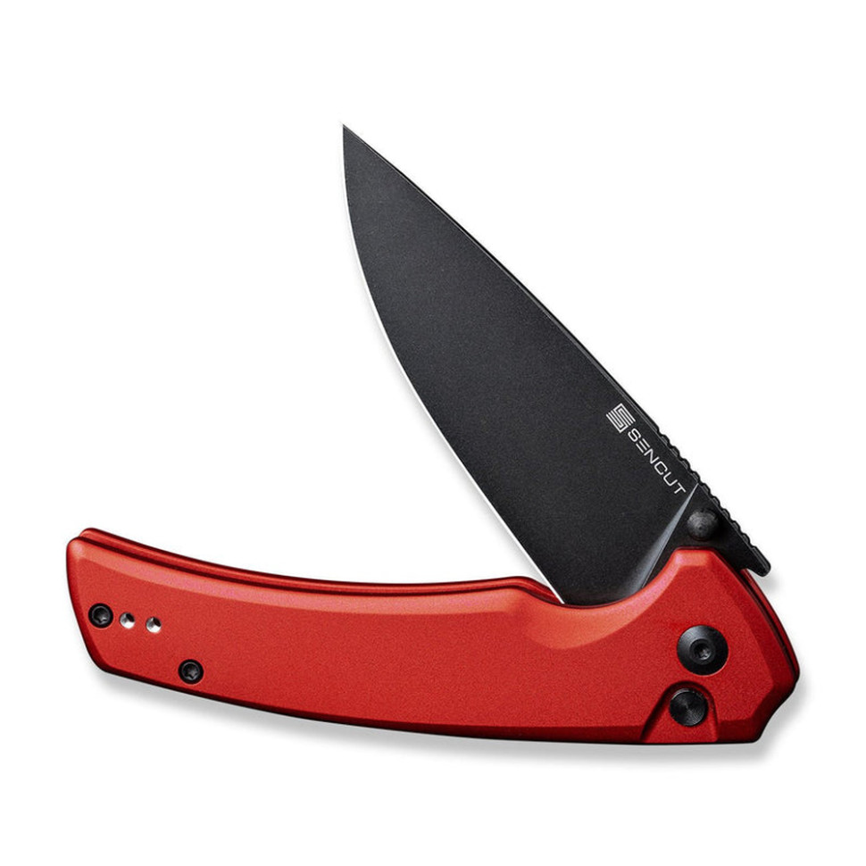 Нож складной туристический Sencut Serene, (8.8 см) D2 / Aluminum красный