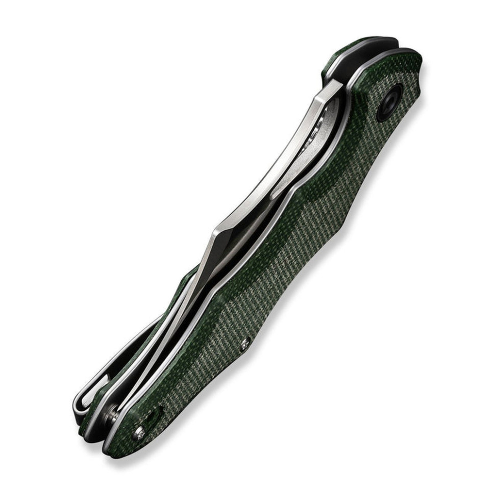 Нож складной карманный Civivi Chiro, (7.9 см) 14C28N / Micarta темно-зеленый