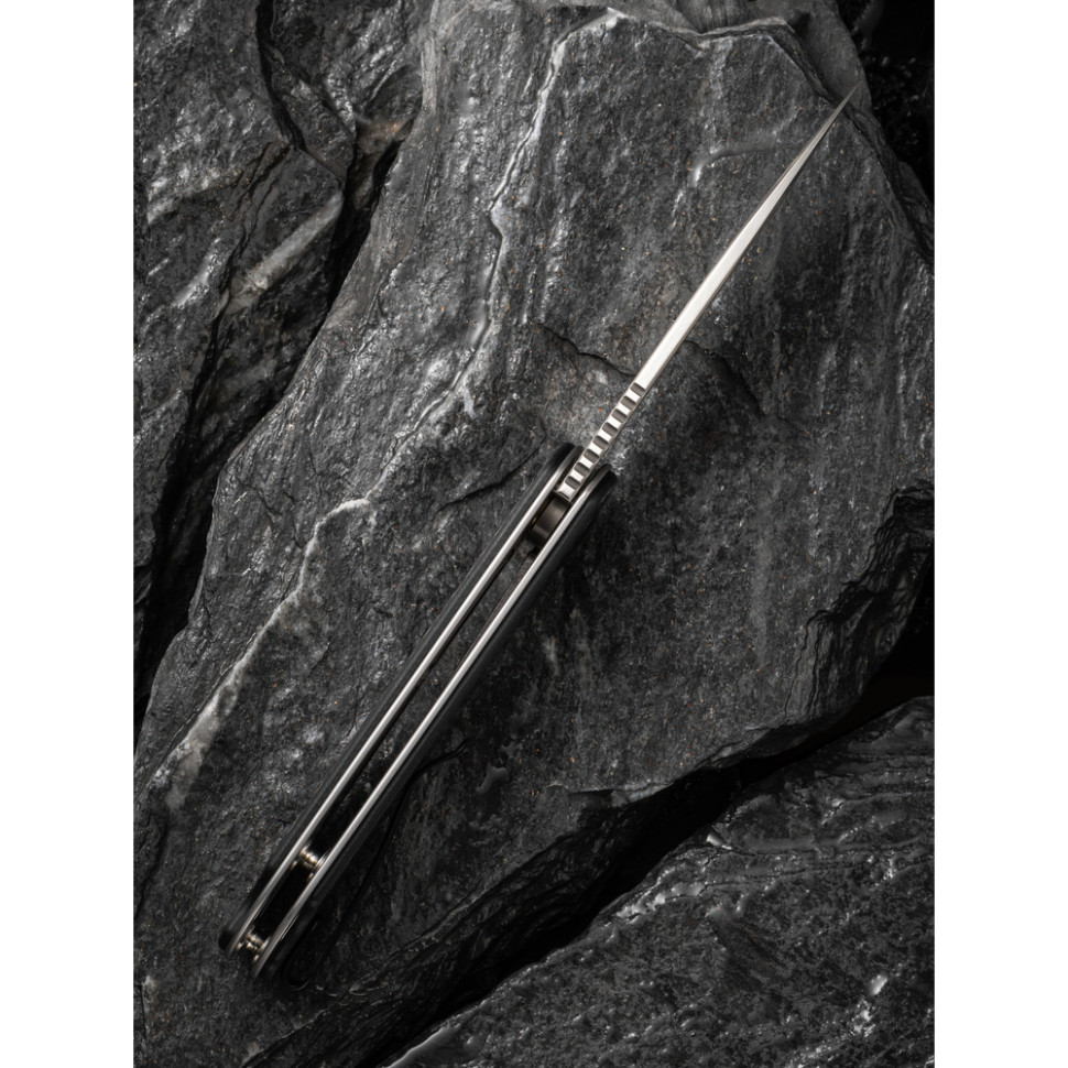 Ніж складаний кишеньковий Civivi Elementum, (7.5 см) Damascus / Carbon Fiber & G10