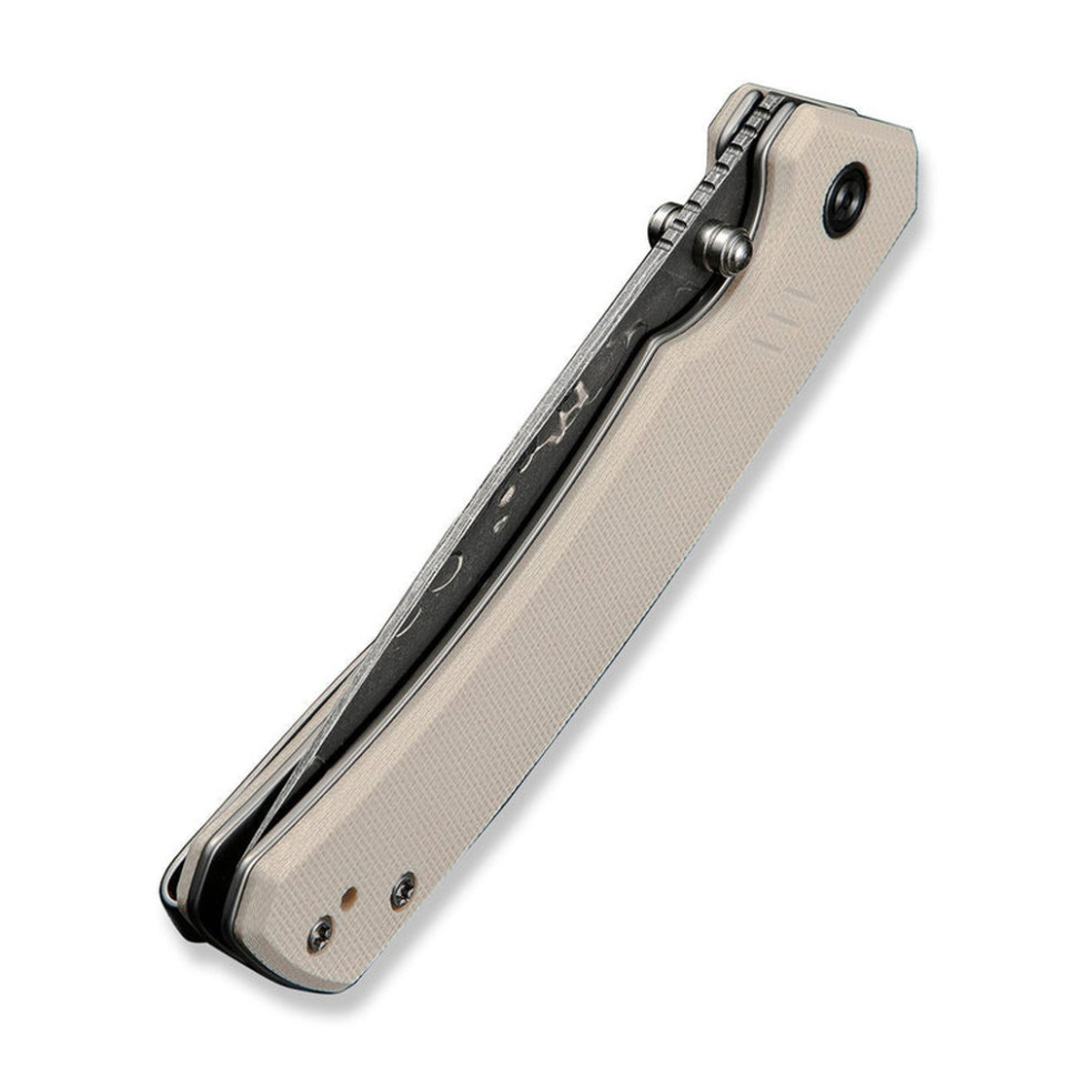 Нож складной туристический Civivi Merit, (8.3 см) Damascus / G10 серый