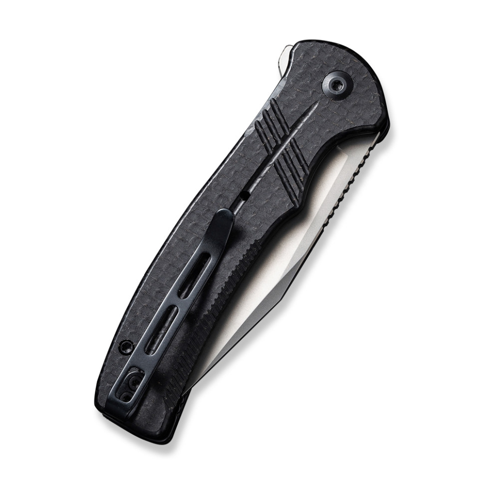 Нож складной туристический Civivi Cogent, (8.8 см) 14C28N / Micarta черный