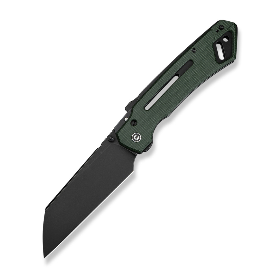 Ніж складаний тактичний Civivi Buster FG, (10.7 см) Nitro-V / Micarta темно-зелений
