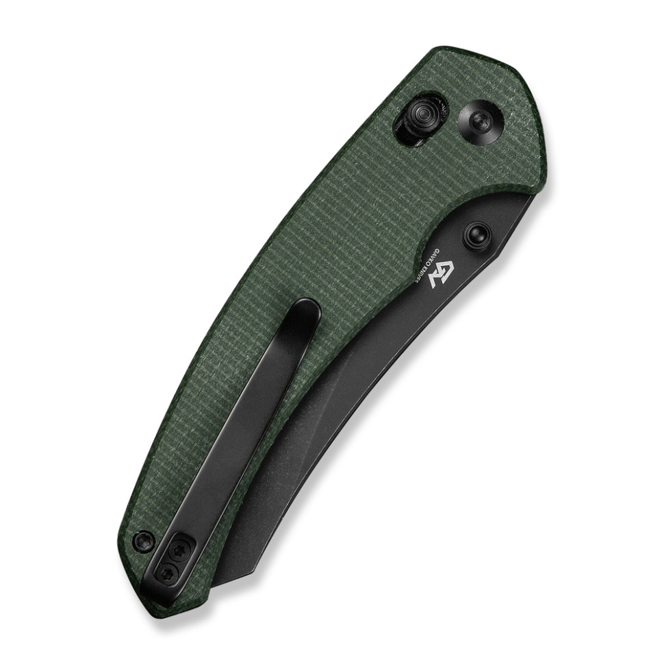 Ніж складаний туристичний Civivi Sixgill, (8.7 см) Nitro-V / Micarta темно-зелений, фото 5