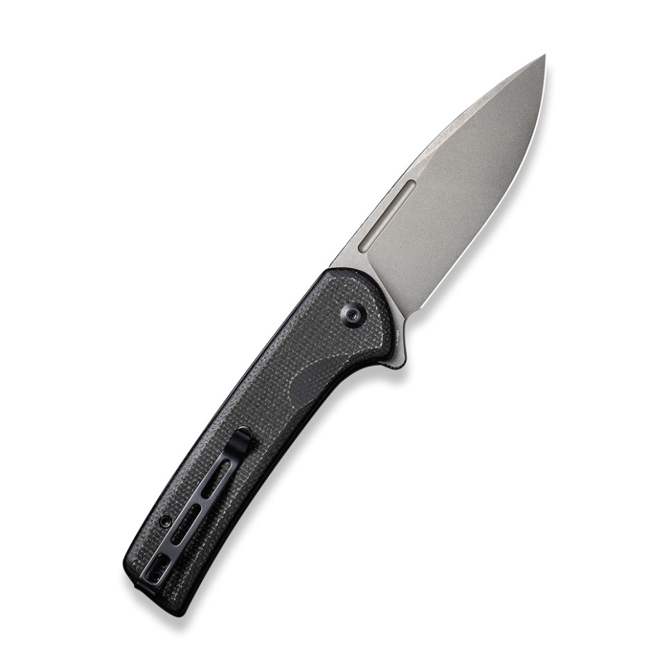 Ніж складаний туристичний Civivi Conspirator, (8.8 см) Nitro-V / Micarta чорний