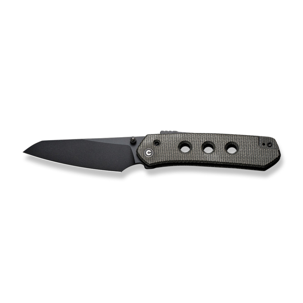 Нож складной туристический Civivi Vision FG, (8.9 см) Nitro-V / Micarta темно-серый