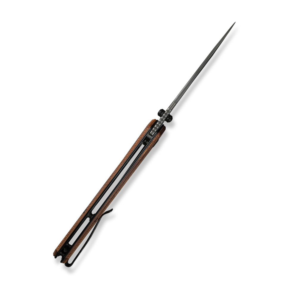 Ніж складаний туристичний Civivi Photonix, (9.4 см) Damascus / Guibourtia Wood, фото 7