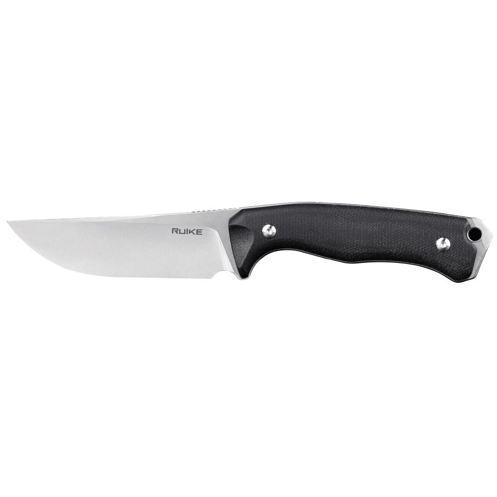 Нож охотничий с фиксированным клинком  Ruike F186-MB, (11.8 см) D2 / Micarta черный